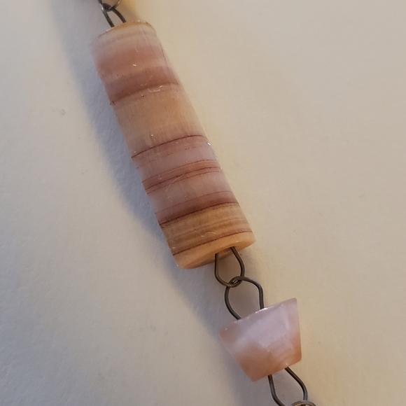 Vintage Carved Stone Tribal Necklace - Picture 7 of 11